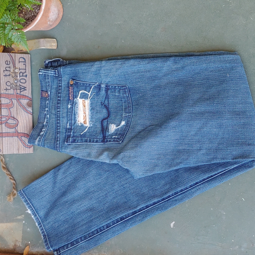 7 For all mankind straight leg jeans